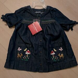 Hanna Andersson baby girl dress 3-6 months NWT
